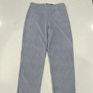 Lulus white/blue stretch capris